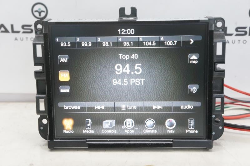 2014 Ram 1500 8.4'' Display Uconnect Navigation Radio Receiver 68224525AH OEM - Alshned Auto Parts