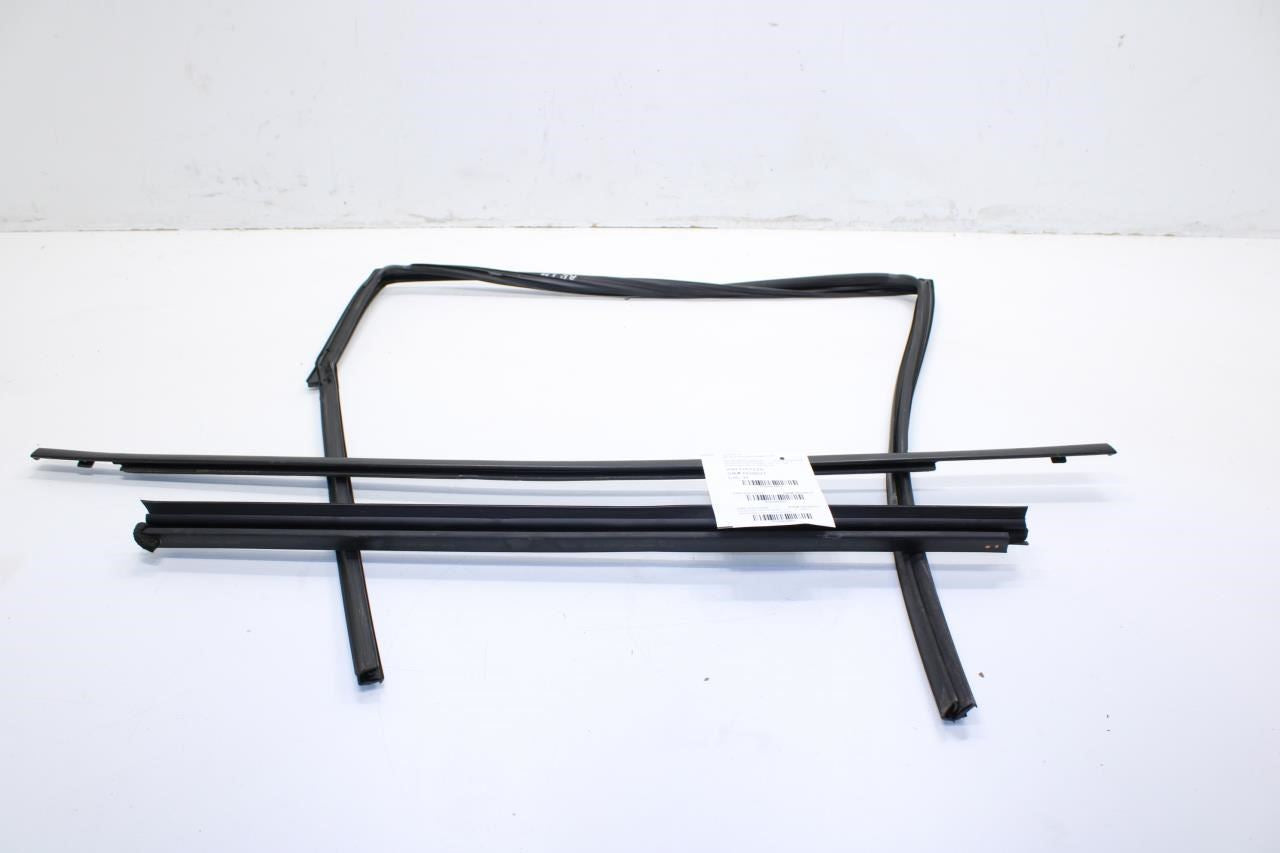 2014-20 Nissan Pathfinder SV Rear Left Door Run Channel Belt Outer Inner Molding - Alshned Auto Parts