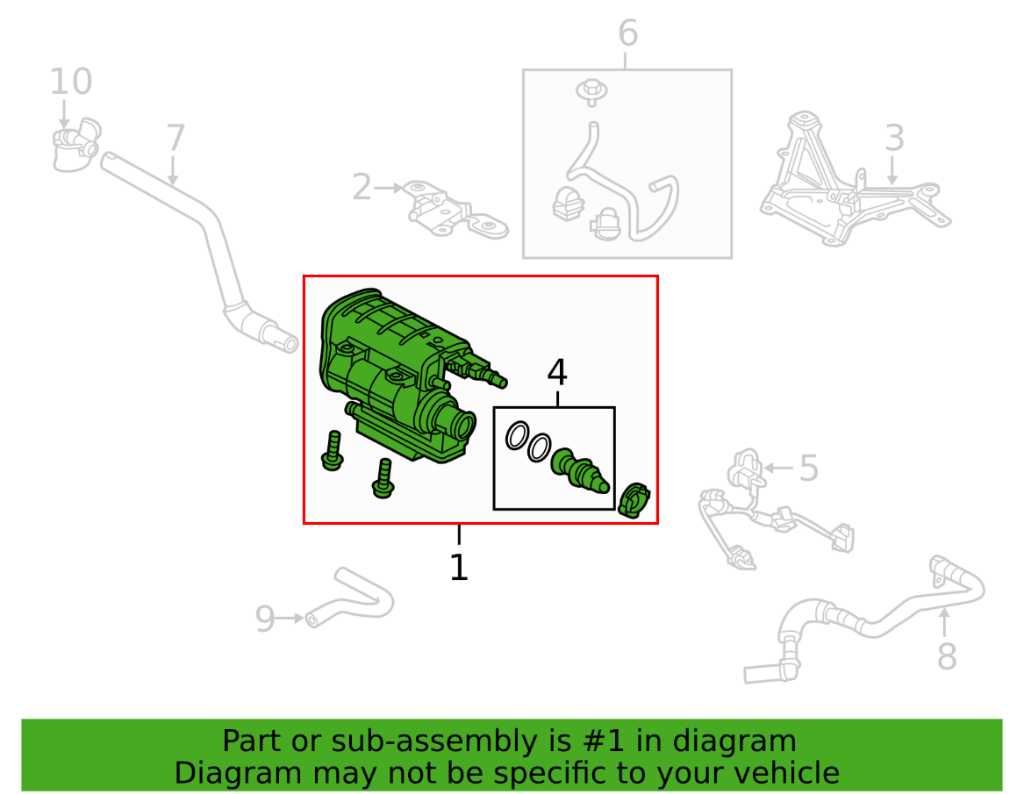 2014-18 Mazda 3 Sport 2.0L Fuel Vapor Evaporator Emission Canister PE8V-13-96ZA - Alshned Auto Parts