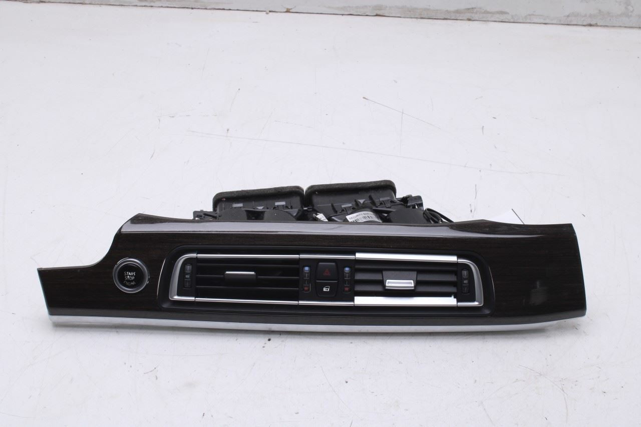 2010-2015 BMW 750Li xDrive Center Dash Air Vent Grille w/ Trim and Hazard Switch - Alshned Auto Parts