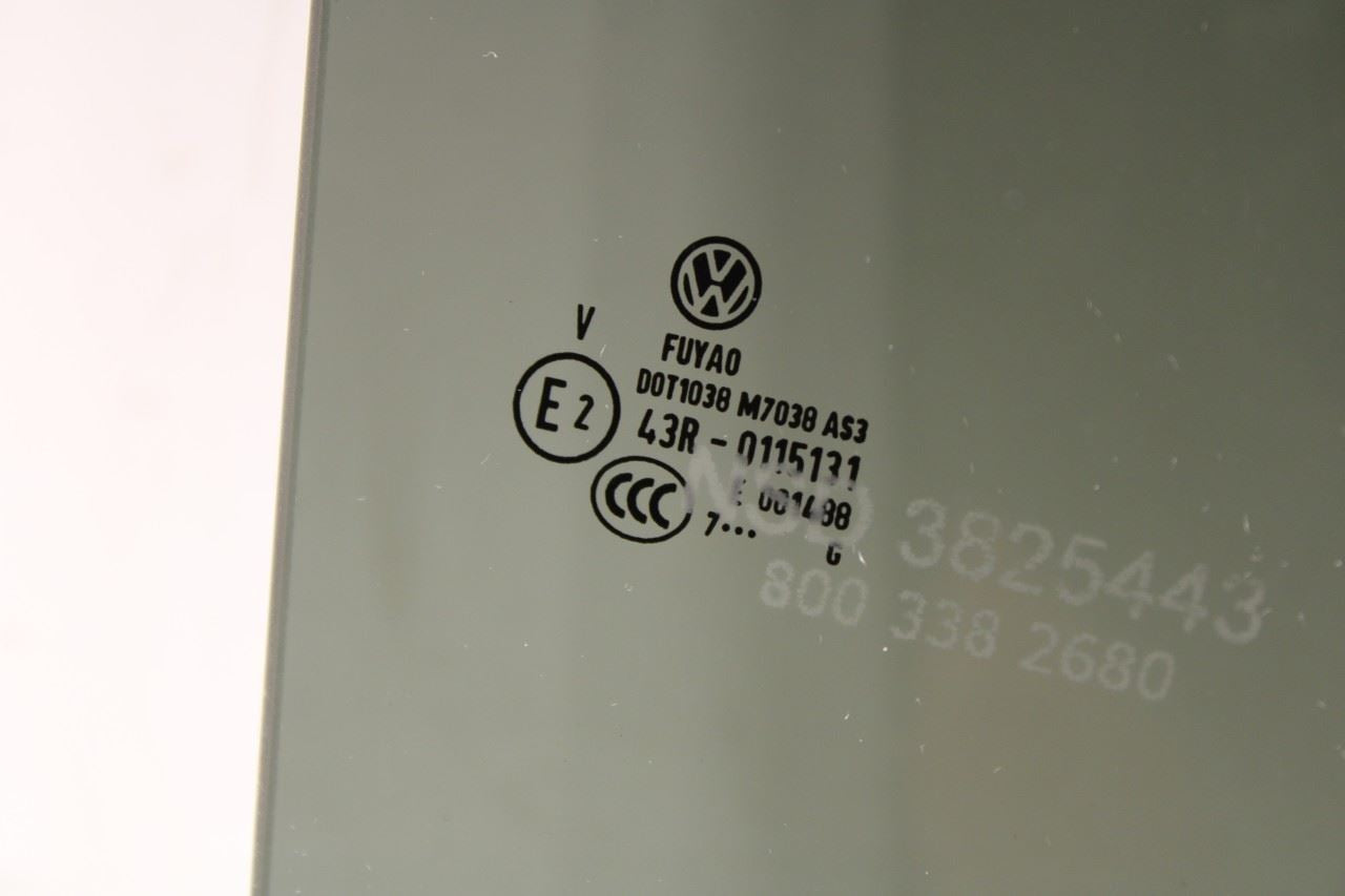2018-2024 Volkswagen Atlas S Rear Right Side Door Window Glass 3CN-845-026 - Alshned Auto Parts