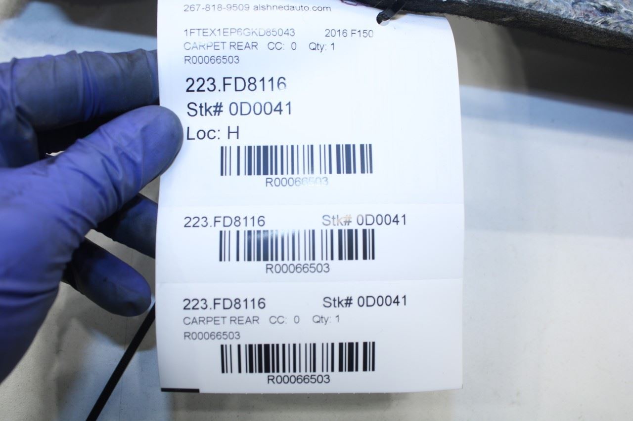 2015-20 Ford F150 Super Cab Lariat 2.7L Rear Back Panel Insulator HL3Z1823706AB - Alshned Auto Parts