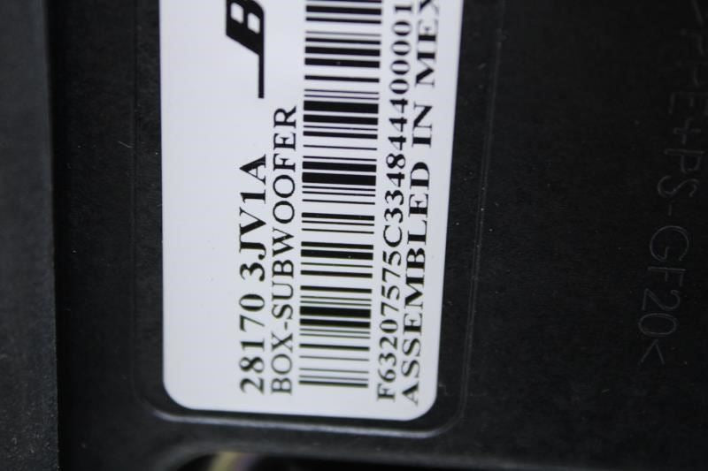 2014-2020 Infiniti QX60 Bose Rear Subwoofer Audio Speaker Box 28170-3JV1A OEM - Alshned Auto Parts