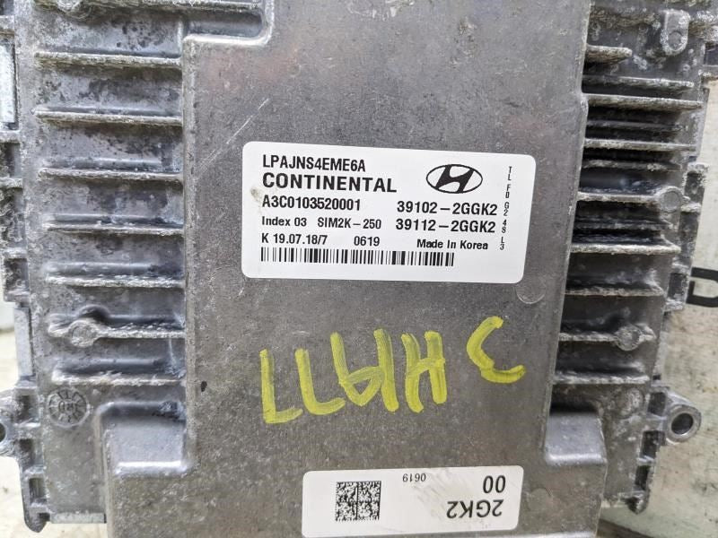 2019 Hyundai Sonata 2.4L Engine Control Module ECU ECM 39112-2GGK2 OEM *ReaD* - Alshned Auto Parts