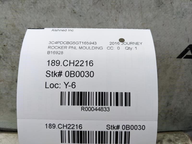 2009-2020 Dodge Journey Right Passenger Side Skirt Rocker Panel 05178148AH OEM - Alshned Auto Parts