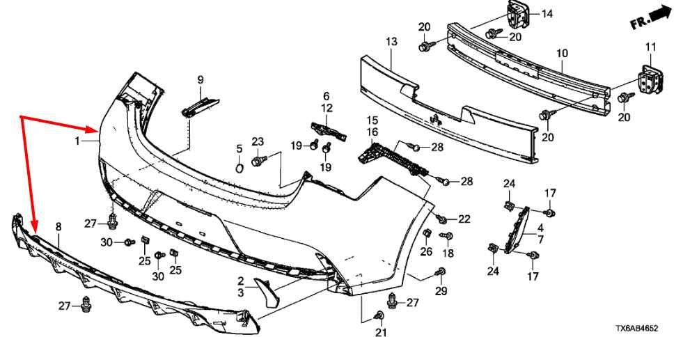 2019-22 Acura ILX Technology A-Spec Rear Bumper Cover 04715-T3R-A90ZZ OEM *ReaD*2