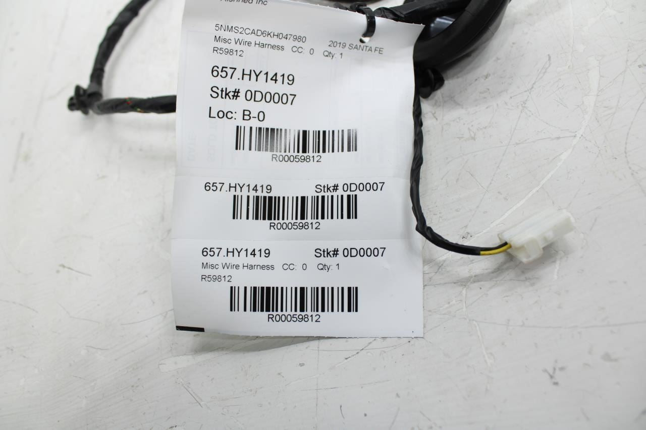 2019-2020 Hyundai Santa Fe Rear Left Driver Door Wire Harness 91620-S2050 OEM - Alshned Auto Parts