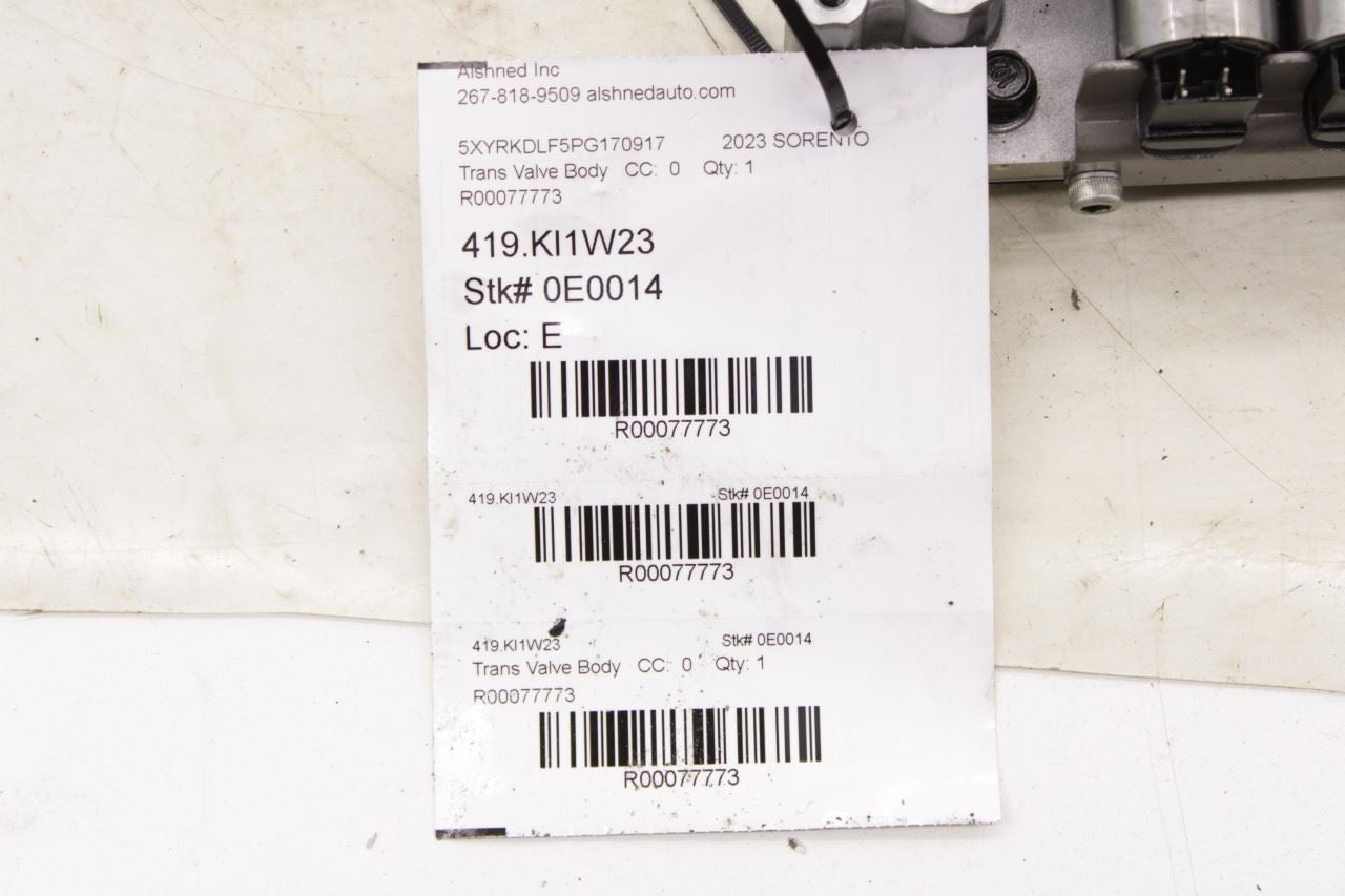 2021-23 Kia Sorento X-Line SX Prestige 2.5L AWD Auto Trans Outer Valve Body 34K - Alshned Auto Parts