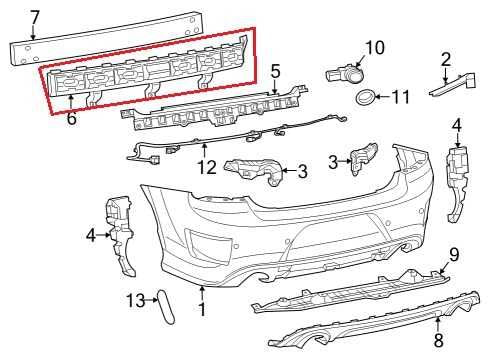 15-2023 Dodge Charger GT AWD Rear Bumper Impact Energy Absorber 68214792AC *ReaD - Alshned Auto Parts