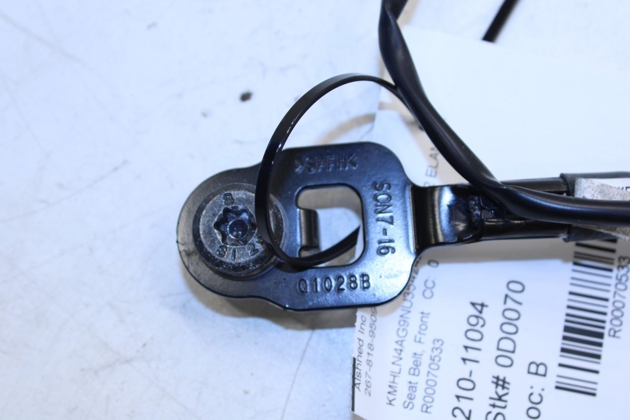 2021-2023 Hyundai Elantra SEL 2.0L FWD Front Driver Left Side Seat Belt Buckle - Alshned Auto Parts