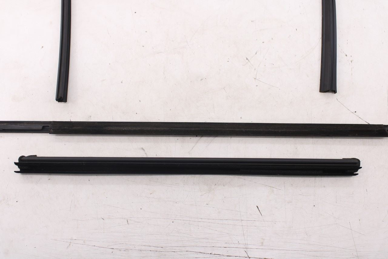 2019-2025 Infiniti QX50 Essential Rear Left Door Glass Run Channel Trim Belt Set - Alshned Auto Parts