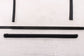 2019-2025 Infiniti QX50 Essential Rear Left Door Glass Run Channel Trim Belt Set - Alshned Auto Parts