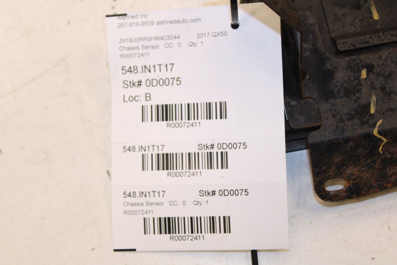 2014-2017 Infiniti QX50 Rear Right Side Blind Spot Detection Radar Sensor Module - Alshned Auto Parts