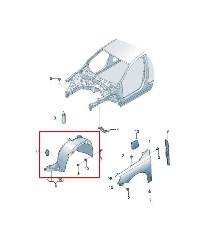 2015-18 Volkswagen Jetta Sport Front Right Wheelhouse Liner Splash Shield *ReaD*1