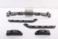 17-19 Buick LaCrosse Rear Bumper RH LH Side and Center Fascia Guide Bracket Set - Alshned Auto Parts