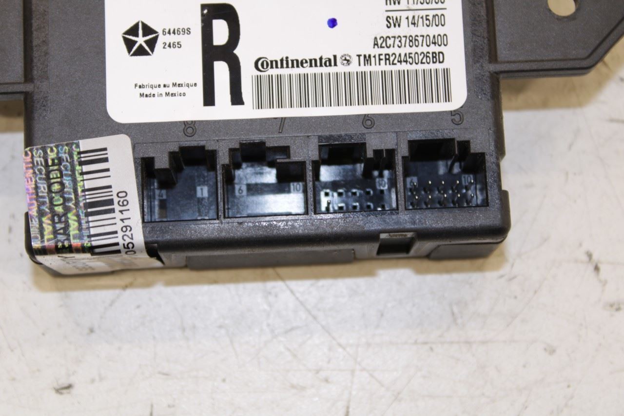 2014-16 Maserati Ghibli S Q4 3.0L Front Passenger Right Side Door Control Module - Alshned Auto Parts
