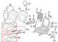 17-21 Toyota Tacoma SR5 Front Right Side Seat Lower Cushion 71071-0Y282-C1 OEM - Alshned Auto Parts
