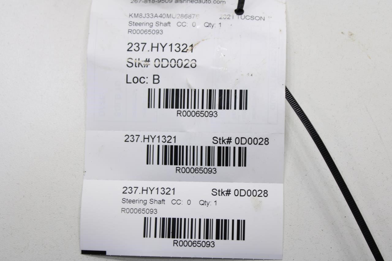 15-21 Hyundai Tucson Value Steering Column Lower Intermediate Shaft 56400-D3000 - Alshned Auto Parts