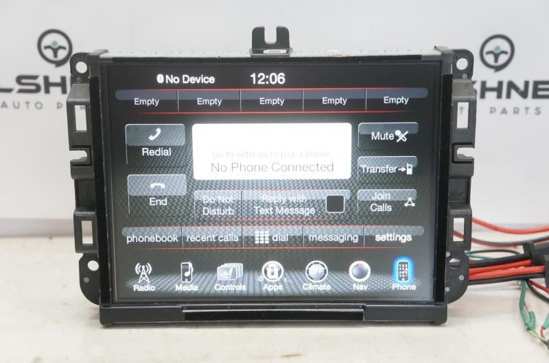 2017 Jeep Grand Cherokee Uconnect 8.4'' Display Radio Navi Receiver 68258671AH - Alshned Auto Parts