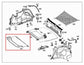 15-21 Mercedes-Benz C300 4Matic Rear Trunk Boot End Floor Partition Liner Cover - Alshned Auto Parts