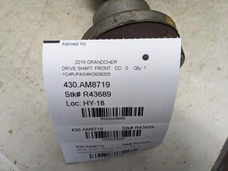 2011-2022 Jeep Grand Cherokee 3.6L 4x4 Front Drive Shaft 52853642AE OEM - Alshned Auto Parts