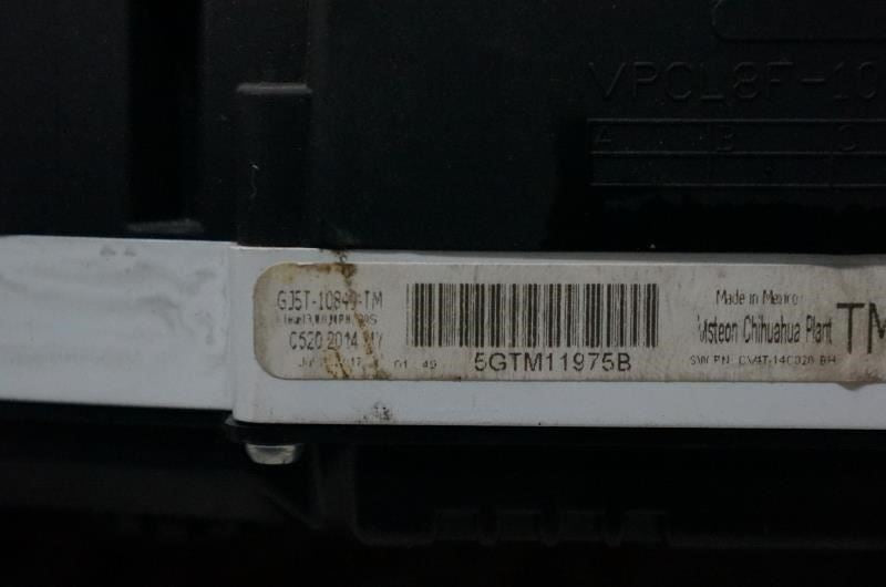 2017 Ford Escape Speed Gauge Instrument Cluster Unknown Mileage GJ5T-10849-TM - Alshned Auto Parts