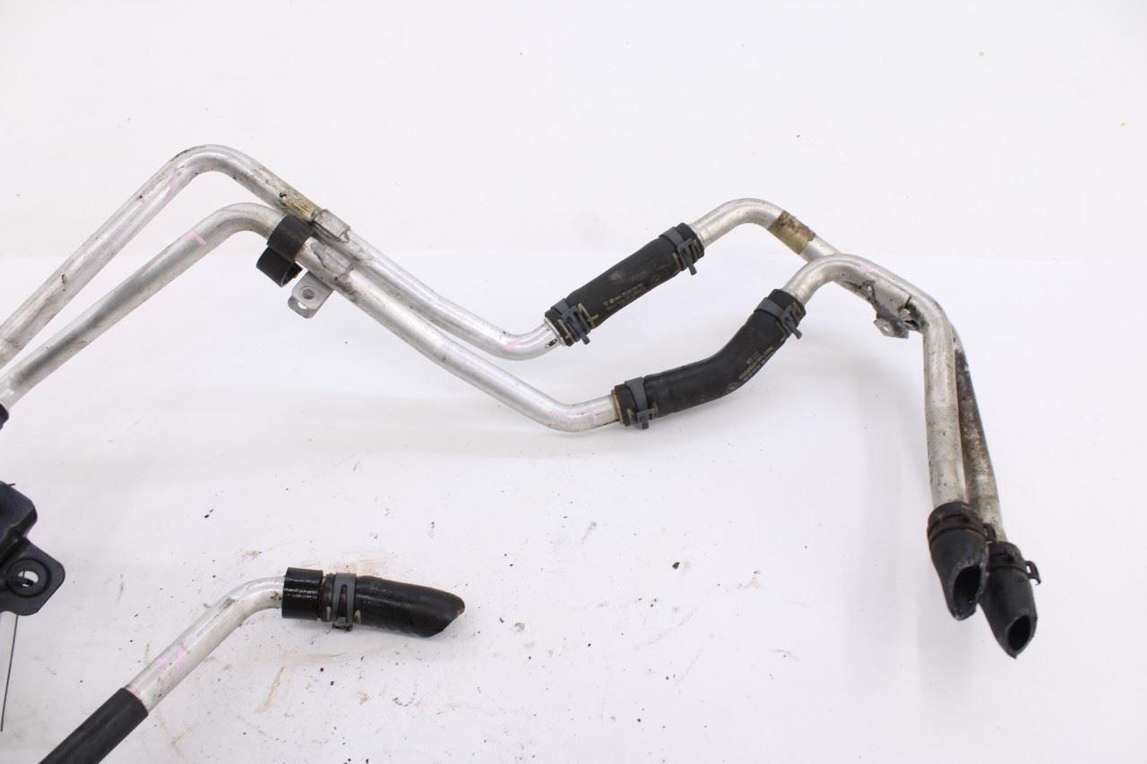 11-18 Porsche Cayenne S 4.8L AWD Engine Coolant Hose Tube Pipe Set w/ Water Pump6