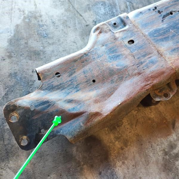 2007-2017 Jeep Wrangler 4 Door Fuel Tank Skid Plate 52059747AG OEM *ReaD* - Alshned Auto Parts