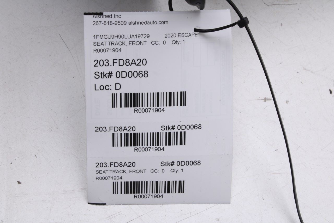 20-25 Ford Escape SEL 2.0L AWD Front Seat Passenger Right Side Lower Track Frame - Alshned Auto Parts