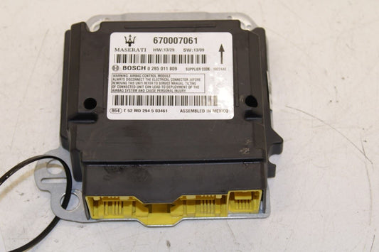 2014-16 Maserati Ghibli S Q4 3.0L AWD SRS Restraint Control Module 670007061 OEM - Alshned Auto Parts