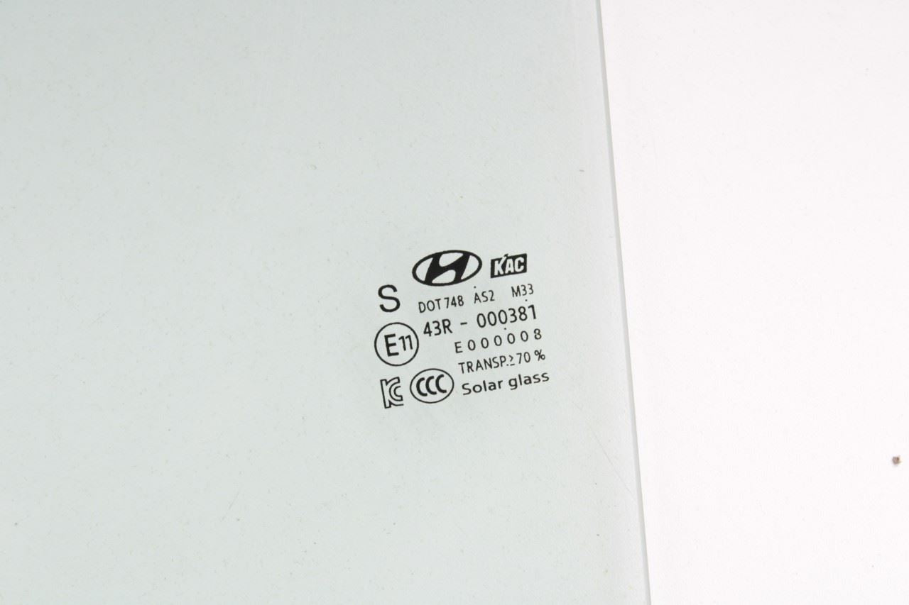 2016-2020 Hyundai Elantra Value Edition Rear Left Side Door Window Glass OEM - Alshned Auto Parts