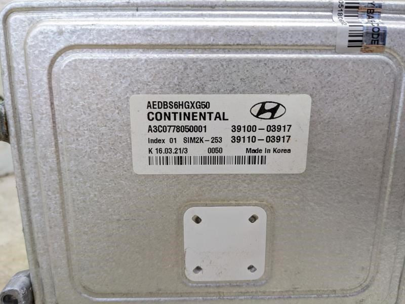 2020-2022 Hyundai Ioniq Engine Computer Control Module ECU ECM 39110-03917 OEM - Alshned Auto Parts