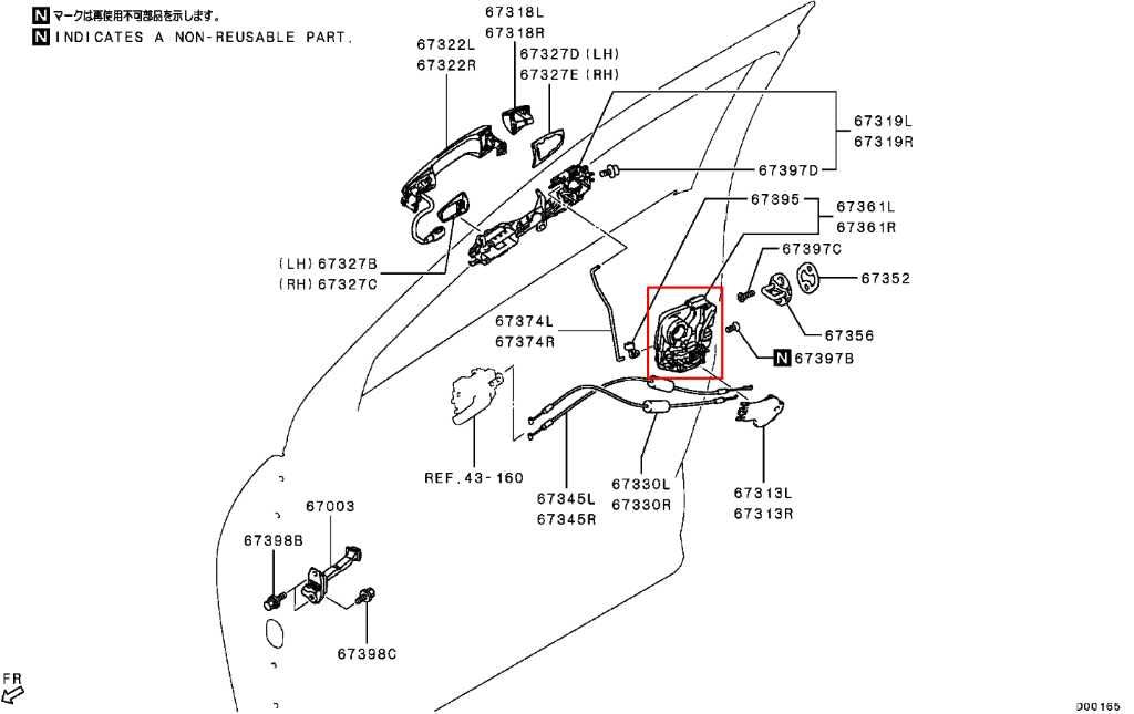 18-25 Mitsubishi Eclipse Cross ES Front Right Door Lock Latch Actuator 5715A726 - Alshned Auto Parts