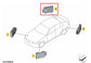 23-25 BMW 430i xDrive Gran Coupe Rear RH Side Blind Spot Radar Sensor w/ Bracket - Alshned Auto Parts