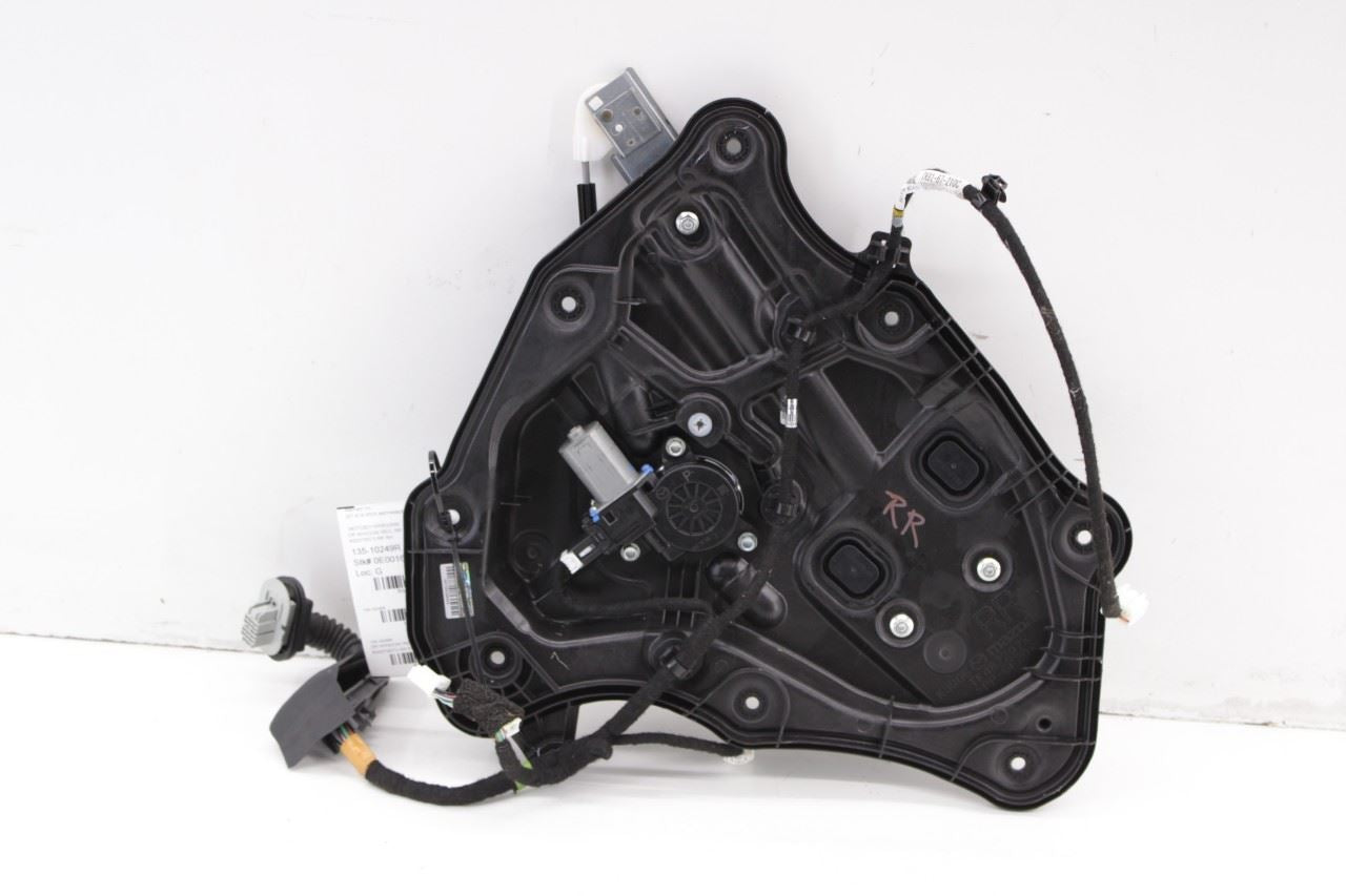 16-23 Mazda CX-9 Grand Touring Rear Right Side Door Window Regulator w/ Carrier - Alshned Auto Parts