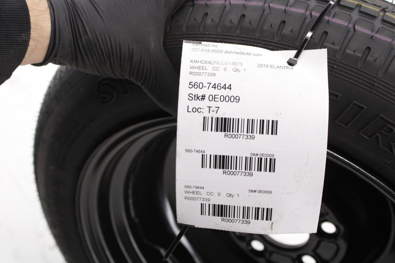 16-20 Hyundai Elantra Value Edition Spare Wheel Tire Kenda T125/85D16 99M R16x4 - Alshned Auto Parts