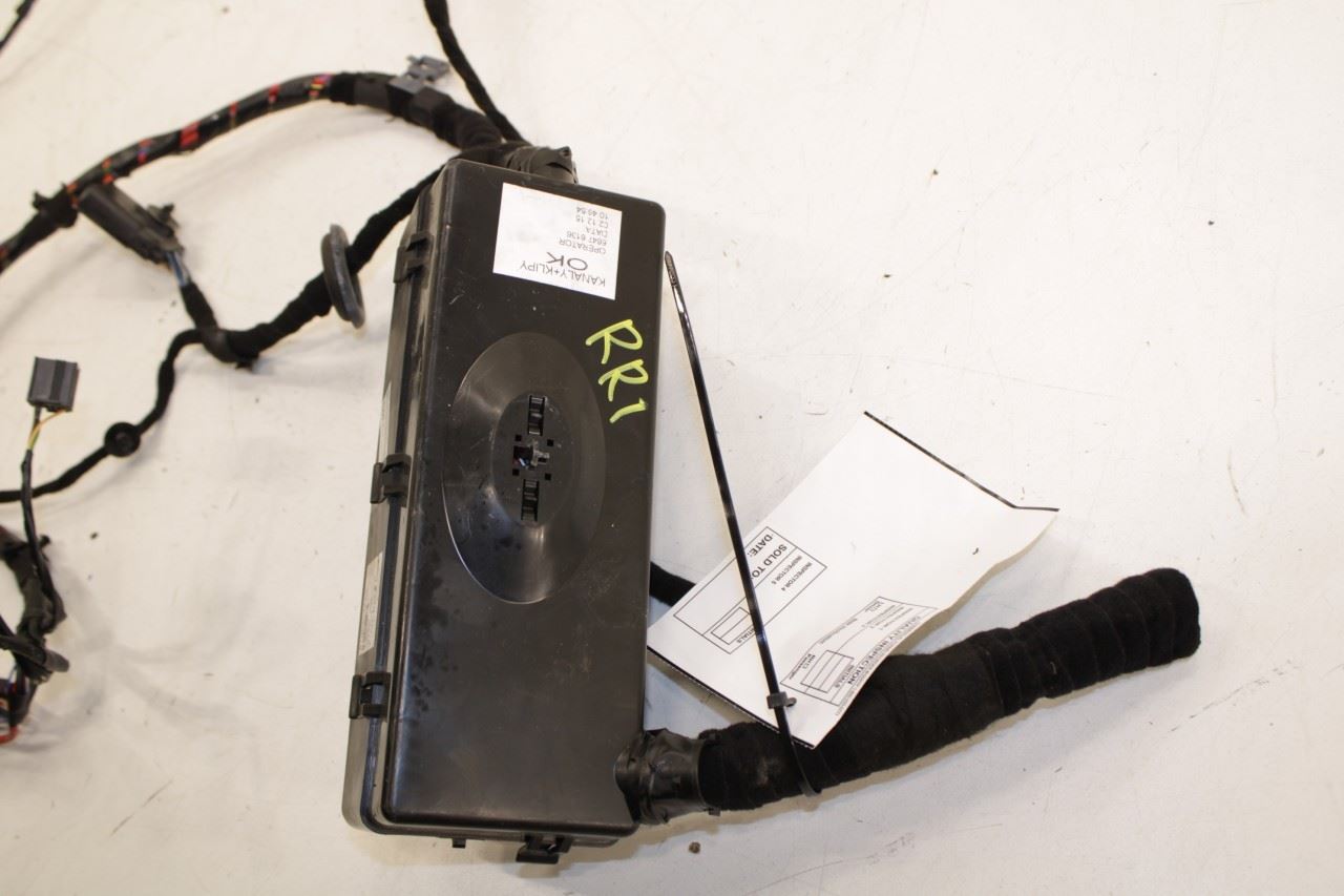 2014-2016 Maserati Ghibli S Q4 Rear Body Wire Harness w/ Fuse Box 670030497 OEM - Alshned Auto Parts