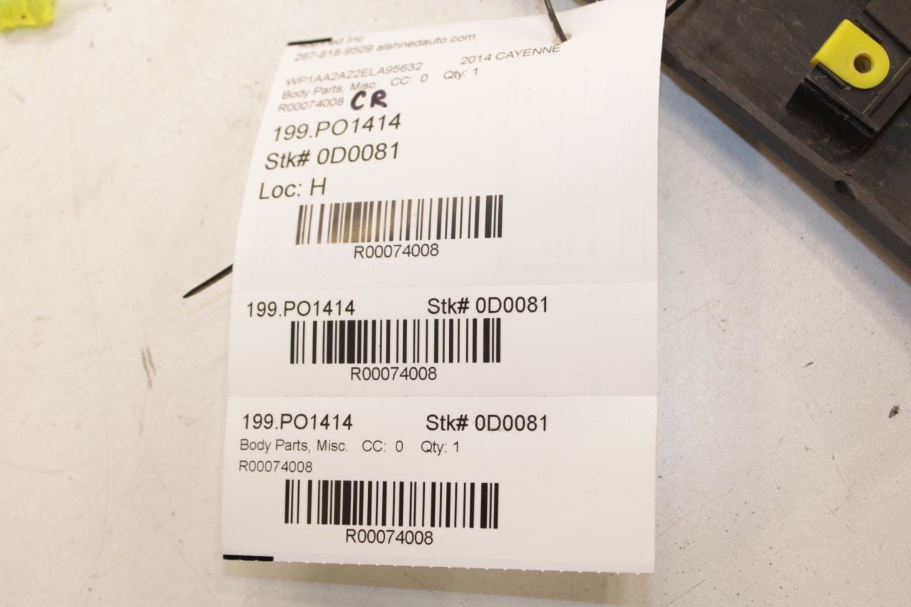 2011-18 Porsche Cayenne Platinum FR Left Wheel Opening Molding 7P5853727D *ReaD* - Alshned Auto Parts