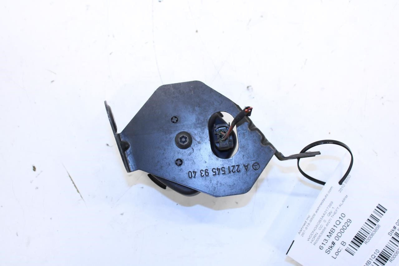 2007-2011 Mercedes-Benz S550 Anti-Theft Alarm Syren Horn w Bracket 221-870-13-91 - Alshned Auto Parts