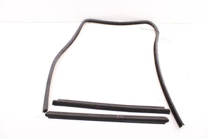 99-16 Ford F-250 Crew Cab Lariat Rear Right Door Run Channel w/ Weatherstrip Set