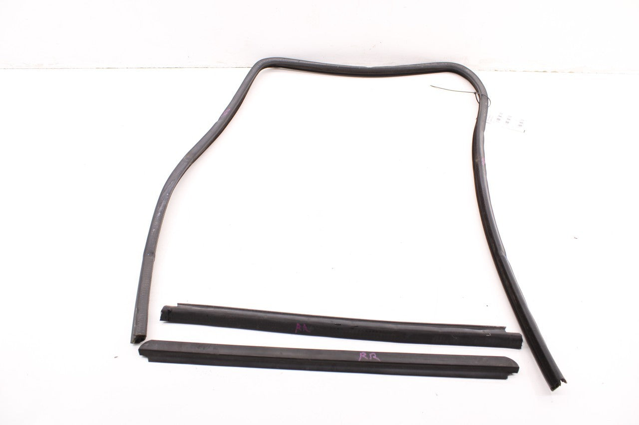 99-16 Ford F-250 Crew Cab Lariat Rear Right Door Run Channel w/ Weatherstrip Set - Alshned Auto Parts
