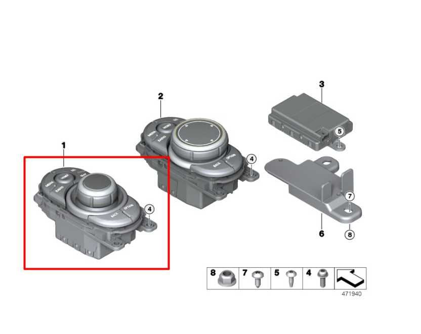 14-24 Mini Hardtop Cooper Center Console Multifunction Info Media Control Switch - Alshned Auto Parts