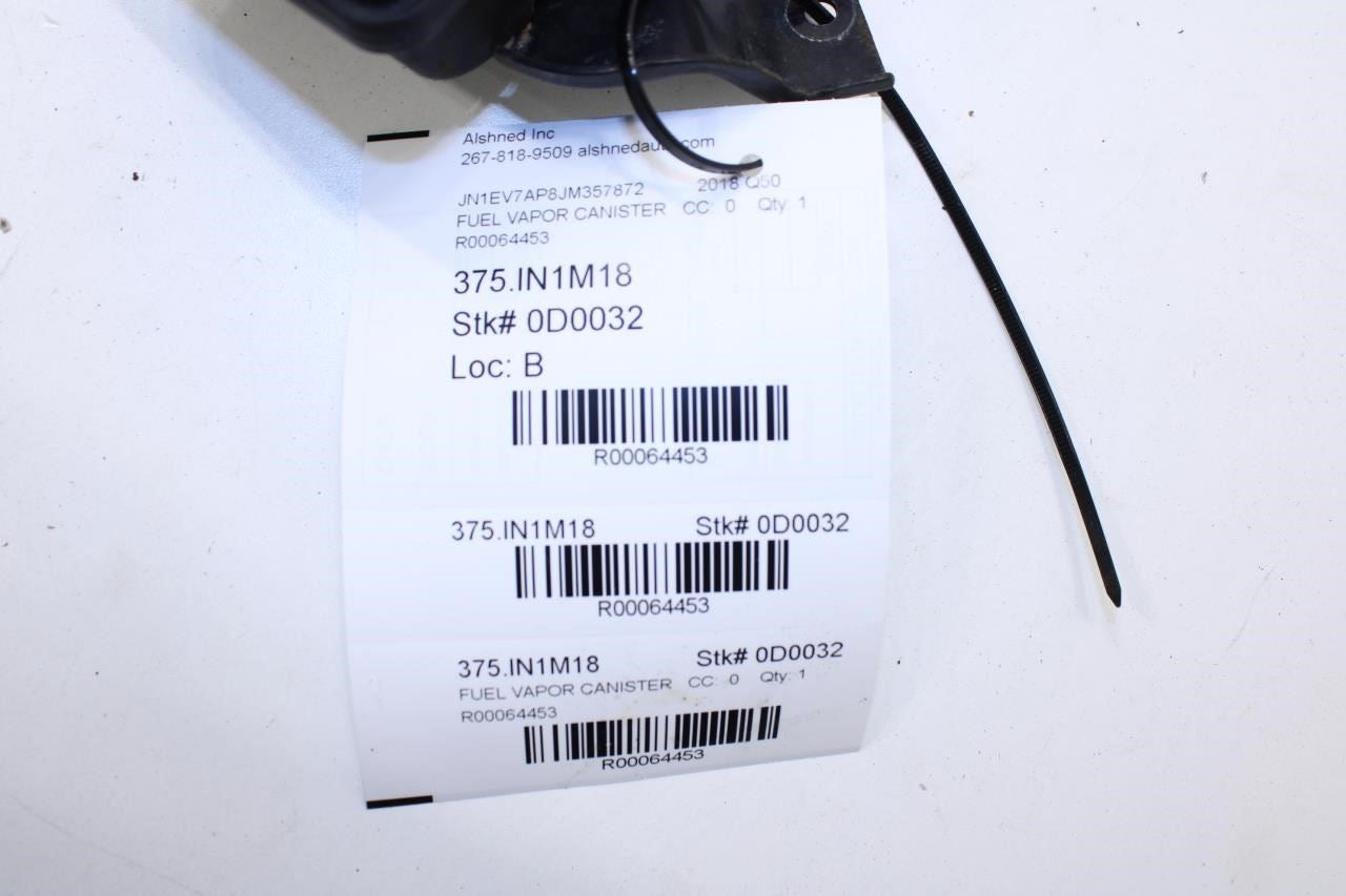 14-23 Infiniti Q50 Luxe 3.0L Emission System Fuel Vapor Canister Filter w/ Hose - Alshned Auto Parts