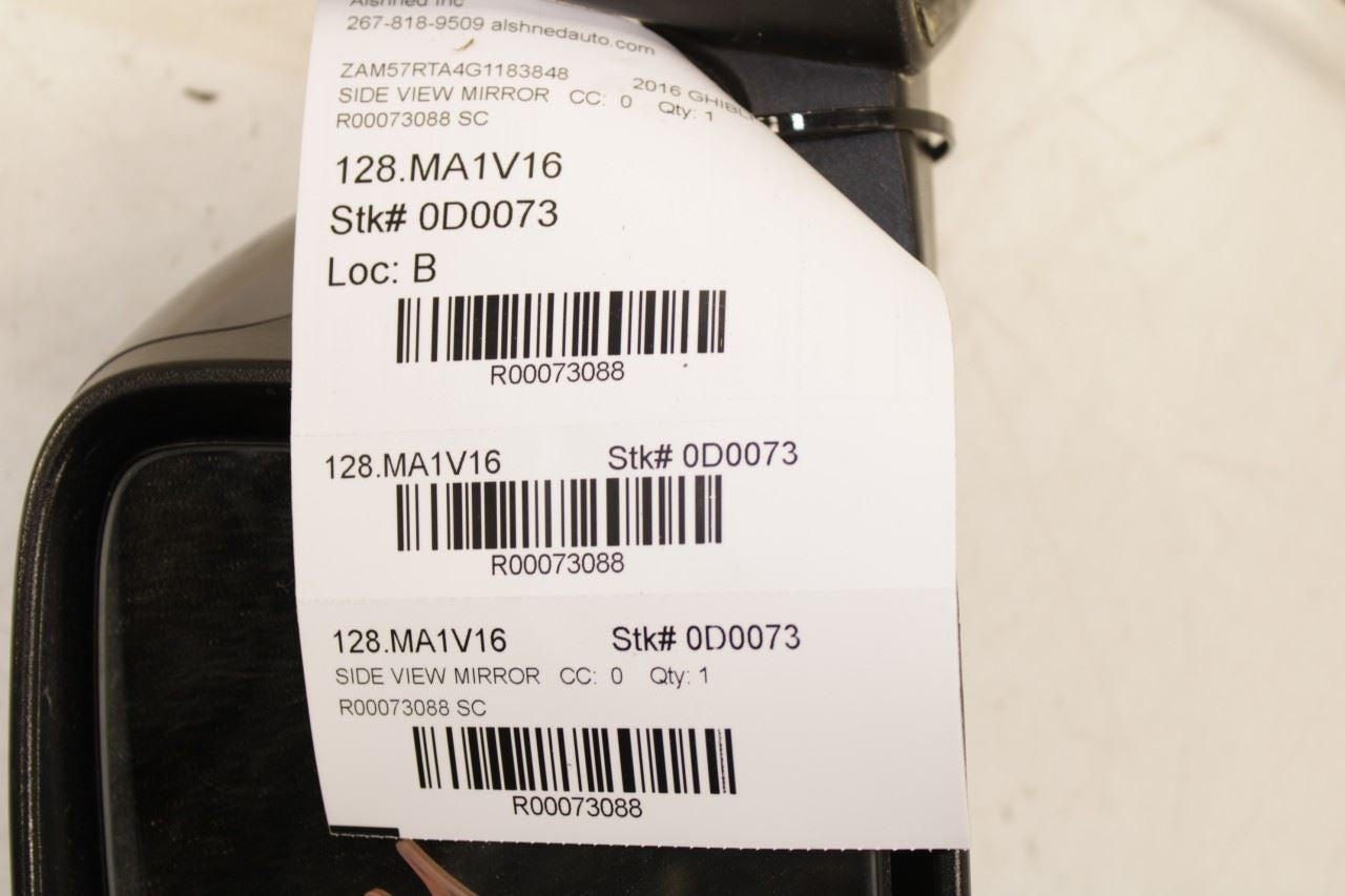 14-16 Maserati Ghibli S Q4 3.0L Driver Left Side Rear View Mirror 670041870 OEM - Alshned Auto Parts