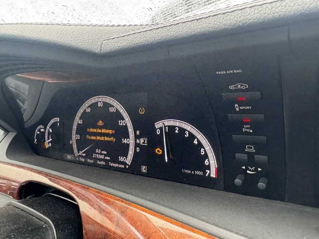 2010-13 Mercedes-Benz S550 Speed Gauge Instrument Cluster 219K Mile 221900090428 - Alshned Auto Parts