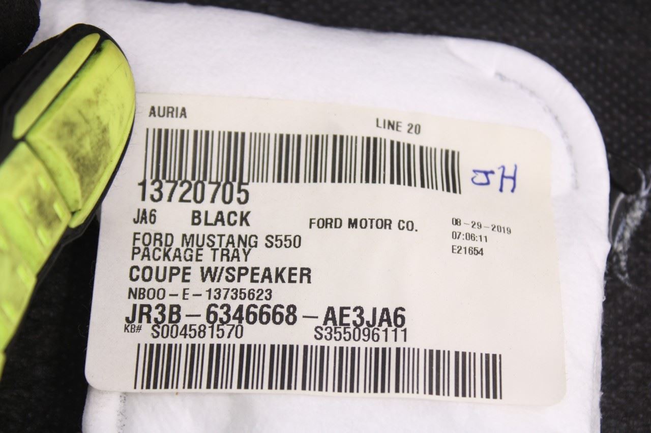 2015-23 Ford Mustang GT Trunk Parcel Shelf Cargo Load Area Cover JR3B-6346668-AE8
