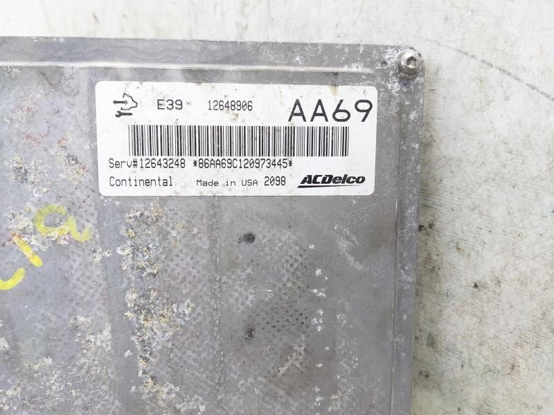 2012 GMC Acadia Engine Control Module ECU ECM 12648906 OEM - Alshned Auto Parts