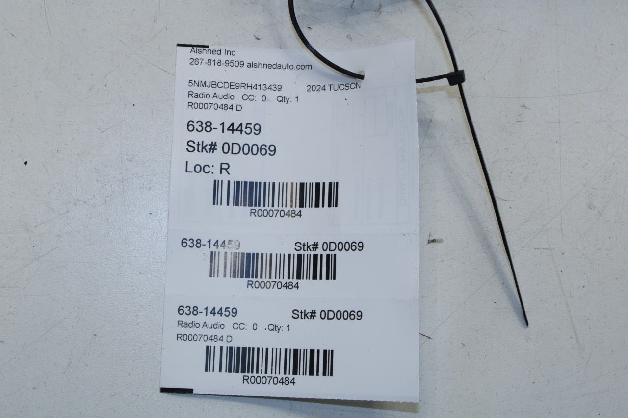 2022-24 Hyundai Tucson SEL Audio Radio Receiver US built 96160-CW010 OEM *ReaD* - Alshned Auto Parts