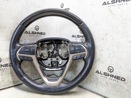 14-21 Jeep Grand Cherokee Steering Wheel w/ Control Buttons 1WE251X9AE *ReaD* - Alshned Auto Parts