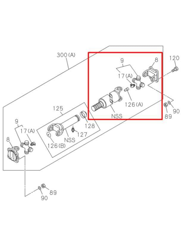 2012-2020 Isuzu NPR HD 6.0L RWD Front Drive Shaft 8-98115-485-1 OEM - Alshned Auto Parts